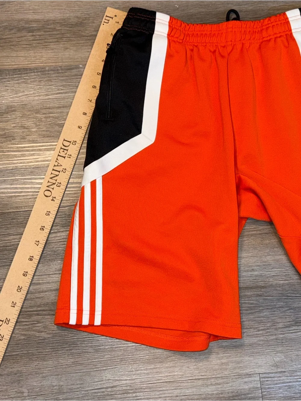 Adidas Originals Nova Shorts Mens Large Side Panels Solar Red Black White